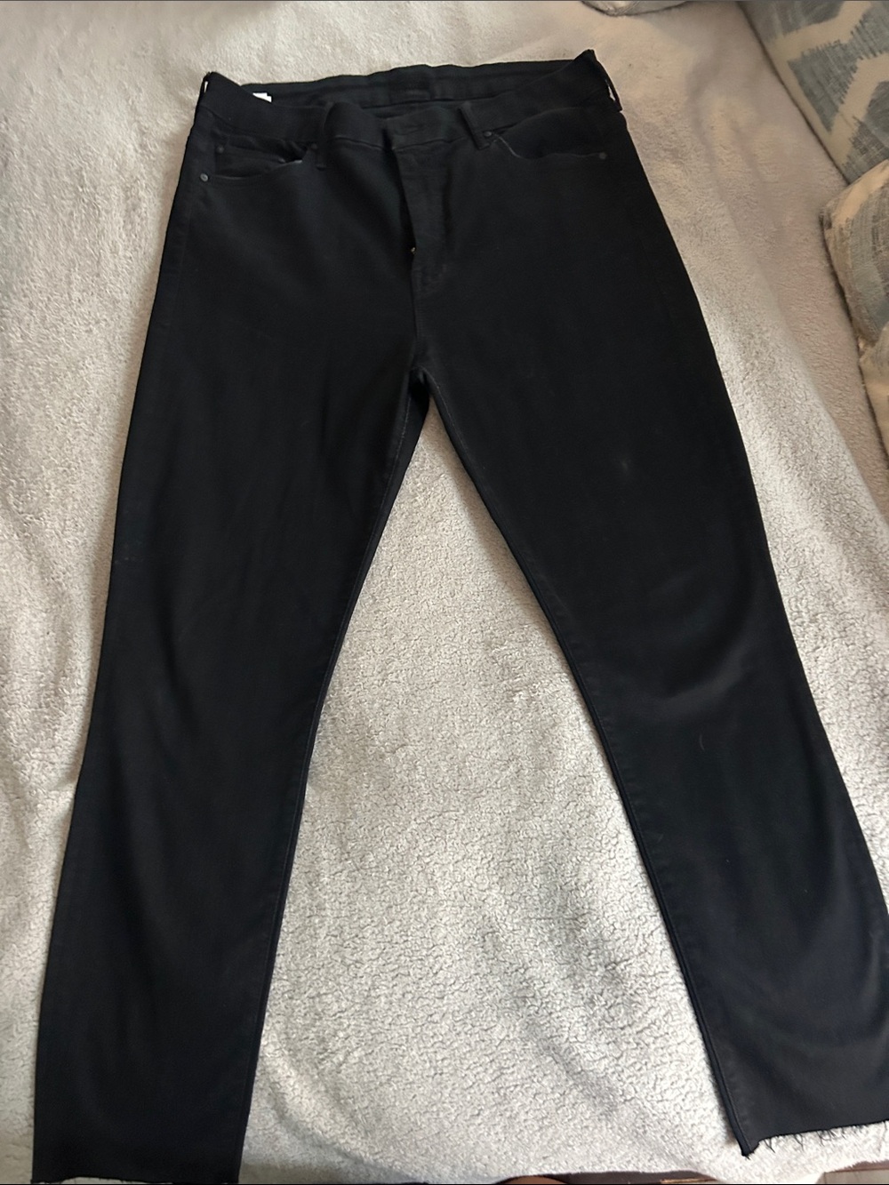 MOTHER Women's Skinny Jeans in Black